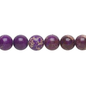 Magnesite 1pkg1, round bead 15.5-16 inch 8mm