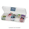 Organizer, plastic, 5-1/4x2-3/4x1 inch rectangle with 10 adjustable compartments. Sold per pkg of 5. image number 0