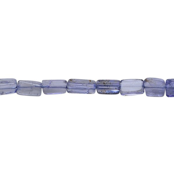 Iolite 1pkg1, hand-cut rectangle bead 15.5-16 inch 5x3mm-7x5mm image number 0