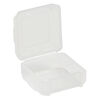 Organizer, Dot Box™, plastic, clear, 1-1/4 x 1-1/4 x 1/2 inch rectangle with pop-up lid. Sold per pkg of 8. image number 1