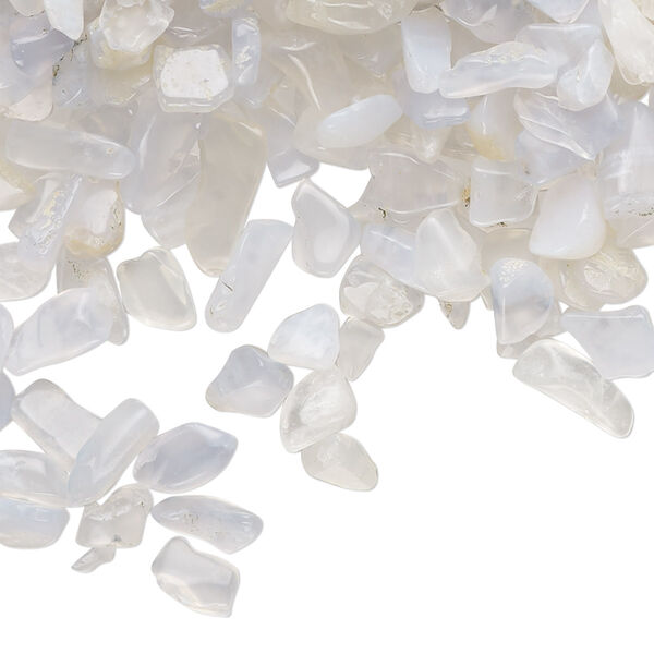 Inlay chip, blue lace agate (natural), mini undrilled chip, Mohs hardness 6-1/2 to 7. Sold per 2-ounce pkg. image number 0