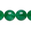 Bead 1pkg1 glass, translucent green, 16mm round, 15 inches. image number 0