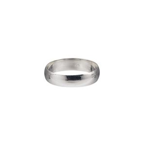 Ring, sterling silver, 4mm wide, size 6. Sold individually.