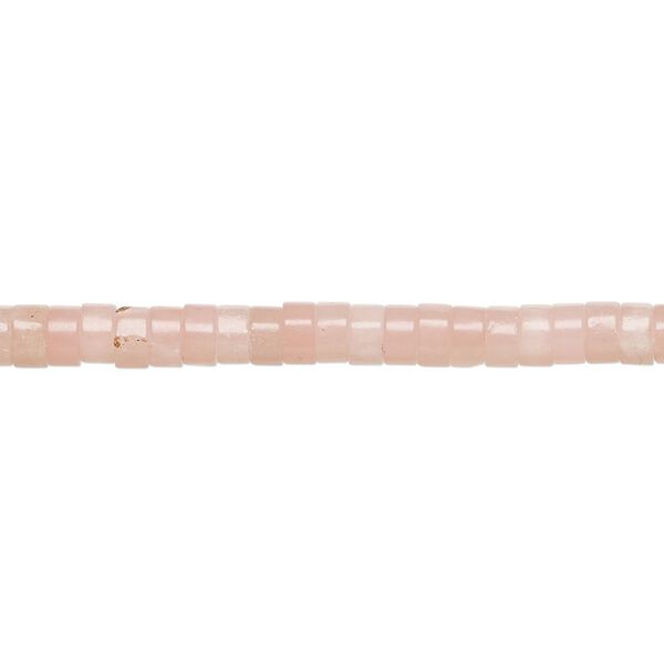 Pink opal 1pkg1, heishi bead natural 8 inch 4x1.5mm-4x2.5mm image number 0