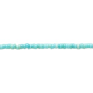 Sleeping beauty turquoise 1pkg1, heishi bead natural 15.5-16 inch 2.5x0.5mm-2.5x1mm
