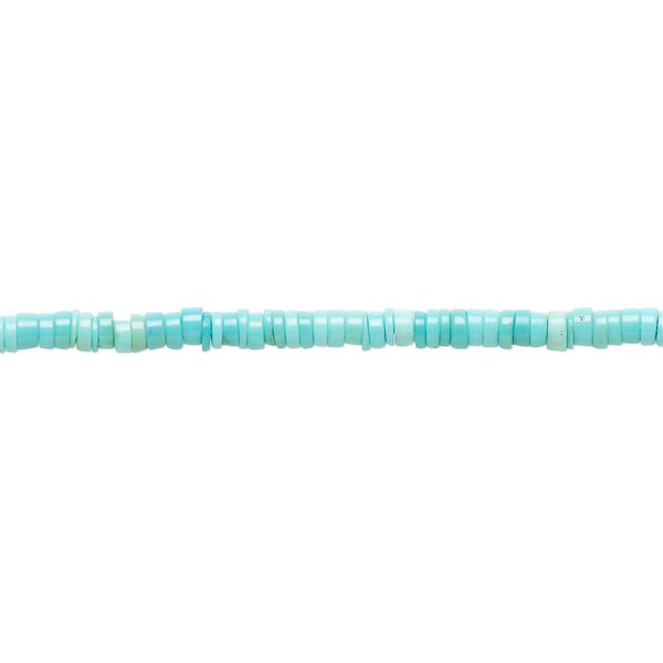 Sleeping beauty turquoise 1pkg1, heishi bead natural 15.5-16 inch 2.5x0.5mm-2.5x1mm image number 0