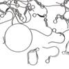 Ear wire mix 1pkg100 gunmetal-plated, 22-24 gauge brass / steel 50 pair image number 0