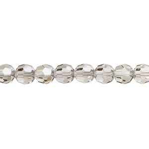 Bead 1pkg12 crystal urban grey, Crystal Passions&reg; 6mm round 5000