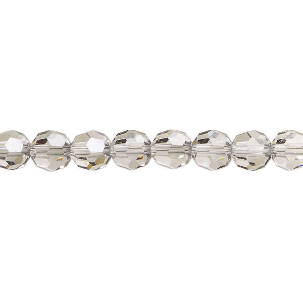 Bead 1pkg12 crystal urban grey, Crystal Passions&reg; 6mm round 5000 featuring Swarovski&reg; Crystals image number 0