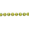 Bead, glass 1pkg8, multicolored, 14mm hand-painted round. image number 1