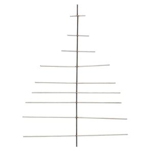Ornament frame, steel, 8-1/2x6 inch tree, 16 gauge wire. Sold per pkg of 2.