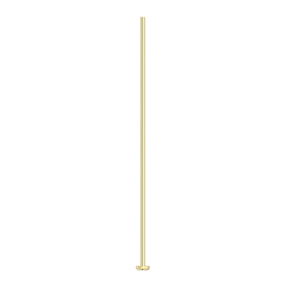 Head pin, 14Kt gold-filled, 1-1/2 inches, 22 gauge. Sold per pkg of 10. image number 0