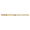Mother-of-pearl shell 1pkg1, flat oval bead 15 inch golden light brown 18x13mm-18x14mm image number 1