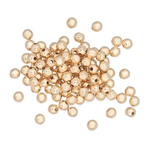 Bead, 12Kt gold-filled, 3mm faceted round. Sold per pkg of 100.