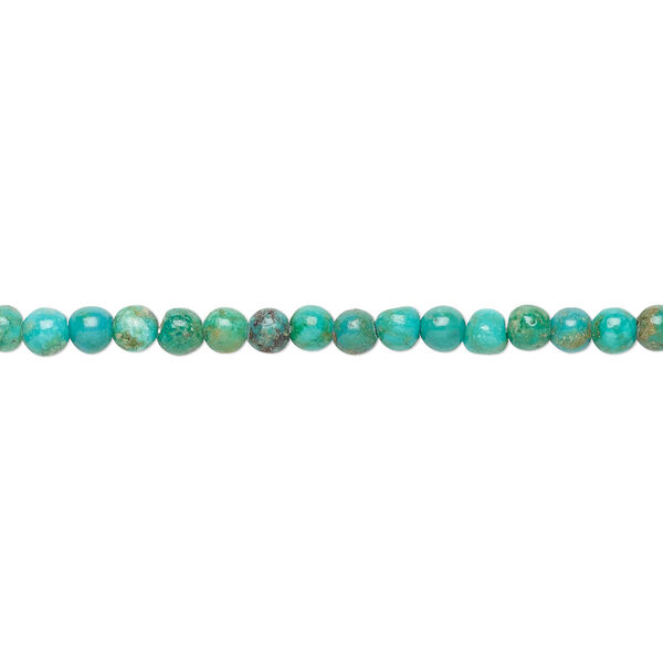 Turquoise 1pkg1, round bead 15.5-16 inch 2.5-3mm image number 0