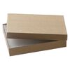 Paper / "cotton" (polyester) 1pkg4, rectangle box kraft 5.25x3.75x.88 inch image number 0