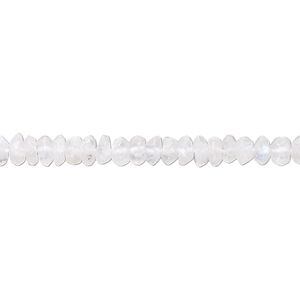 Rainbow moonstone 1pkg1, hand-cut faceted rondelle bead natural 13 inch 4x1mm-5x3mm