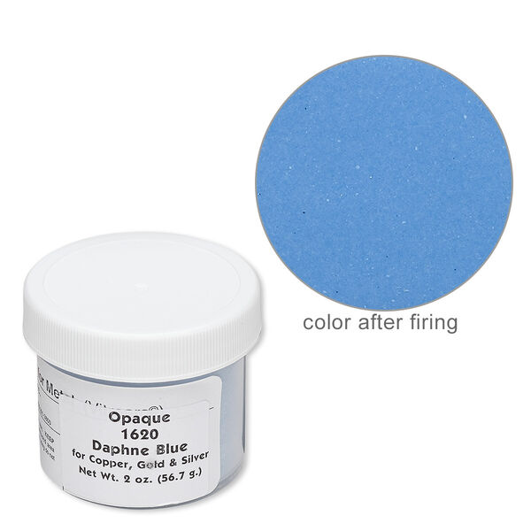 Enamel, Vitrearc©, pkg/2-ounce jar, opaque Daphne blue, (1620). image number 0