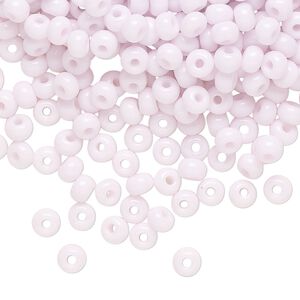 Seed bead, Preciosa Ornela Czech glass, pkg/50g, #6 rocaille, opaque pink, (73420).