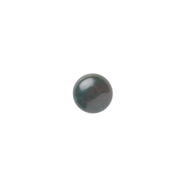 Cabochon, fancy jasper (natural), 8mm calibrated round, B grade, Mohs hardness 6-1/2 to 7. Sold per pkg of 10. image number 0