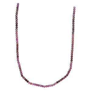 Pink tourmaline 1pkg1, hand-cut faceted round bead natural 12 inch 4mm