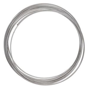 Memory wire, gunmetal-plated high carbon steel, 2-1/4 inch bracelet, 0.7mm thick. Sold per pkg of 12 loops.