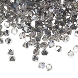 Bead 144pk crystal vitrail light, Preciosa Czech crystal 4mm bicone