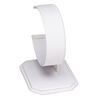 Display, watch / bracelet, leatherette, white, 2 x 2-5/8 x 2-7/8 inches. Sold individually. image number 0
