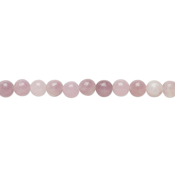 Bead, lilac stone (natural), 4mm round, C grade, Mohs hardness 6-1/2 to 7. Sold per 15-1/2" to 16" strand. image number 0