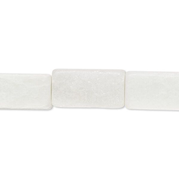 Multi-new "jade" 1pkg1, square tube bead natural C grade, 8 inch 17x9mm-18x10mm image number 0