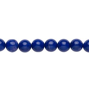 Howlite 1pkg1, round bead 15.5-16 inch 6mm