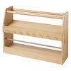 Organizer, wood / steel, 18 x 13 x 5-3/4 inches. Sold individually. image number 1