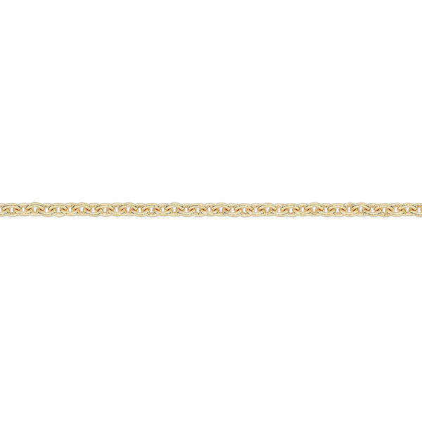 Chain, 14Kt gold-filled, 1.4mm cable. Sold per pkg of 25 feet. image number 0