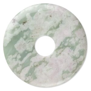 Peace "jade" 1pkg1, donut focal natural 50mm