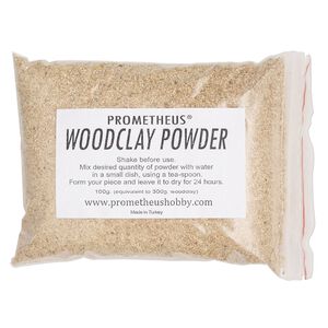 Prometheus® woodclay powder. Sold per 100-gram pkg.