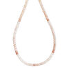Bead 1pkg1 Peruvian pink opal, 6x3mm-6x5mm hand-cut faceted rondelle B+ grade, 15.5-16 inch natural shaded image number 2