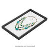 Display pad, leatherette, white, 14 x 7-1/2 x 1/4 inches. Sold individually. image number 1