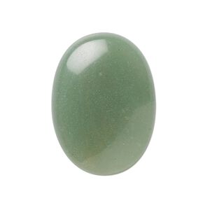 Green aventurine 1pkg2, calibrated oval cab natural 30x22mm
