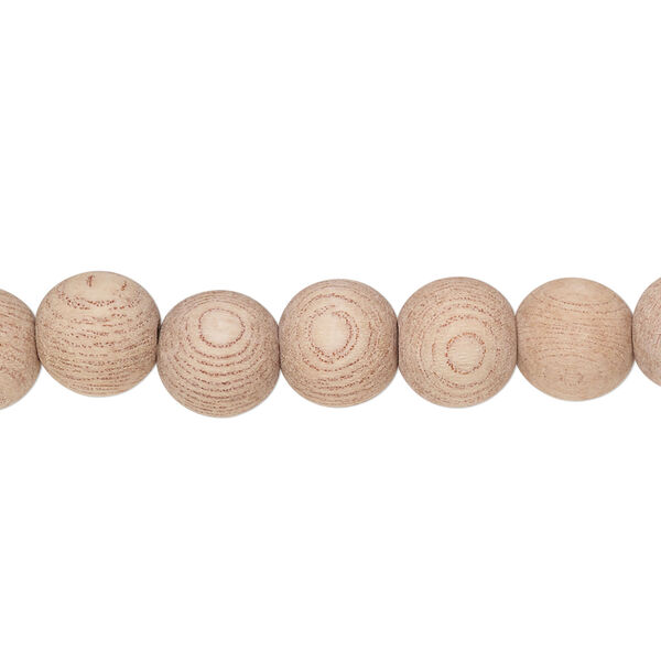 Bead 1pkg1, corkwood tree (natural), 8mm round, 15-1/2 to 16 inches. image number 0