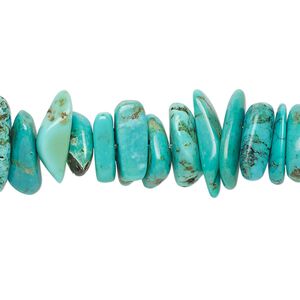 Turquoise 1pkg1, chip bead 15.5-16 inch large