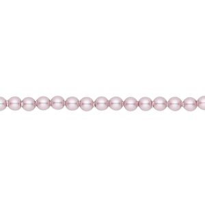 Pearl 1000pk powder rose, Swarovski® 3mm round 5810
