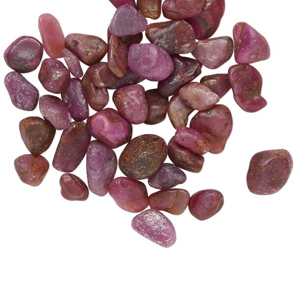 Ruby 1pkg1, undrilled inlay chip 10g mini image number 0