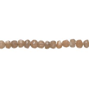 Coffee moonstone 1pkg1, hand-cut faceted rondelle bead natural 10 inch 4x2mm-5x4mm