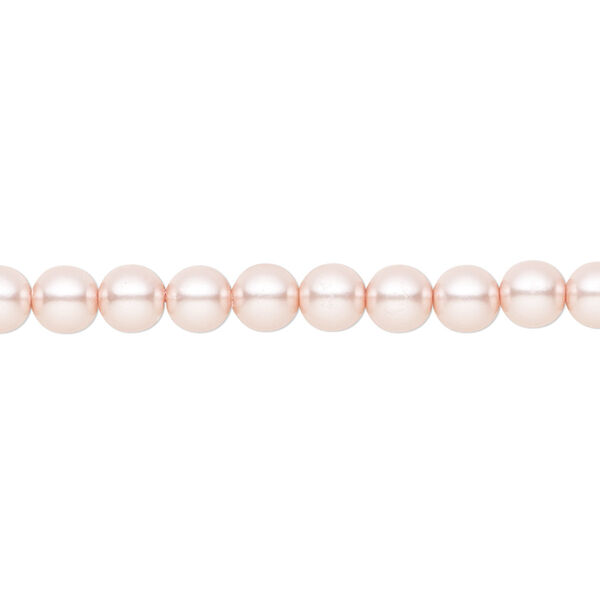 Pearl 50pk rosaline, Preciosa Czech crystal 5mm round image number 0
