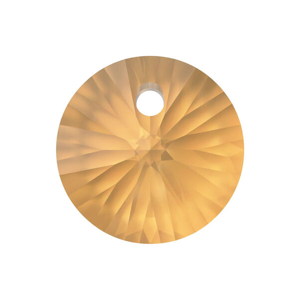 Drop 1pkg720 dark orange TCF™, Swarovski®, 6mm pendant mini round disc 6428 image number 0
