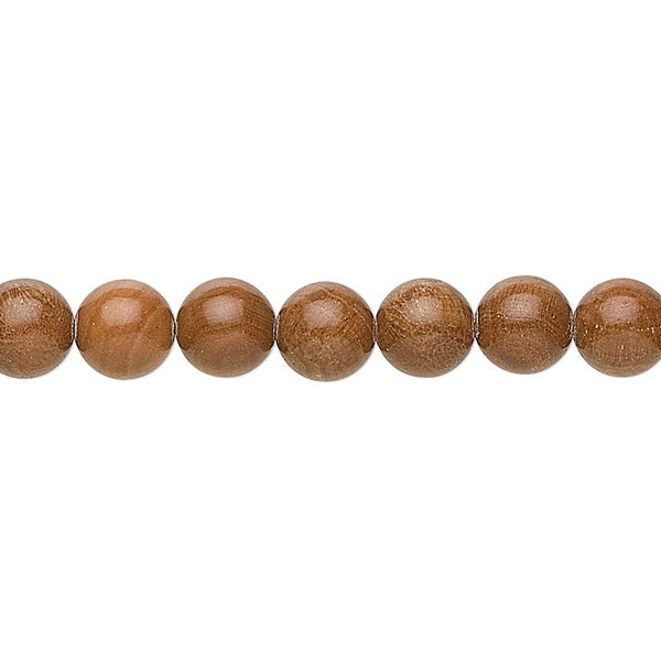 Bead, tigerskin "jasper" (limestone) (natural), 8mm round, B grade, Mohs hardness 4 to 5. Sold per 15-1/2" to 16" strand. image number 0