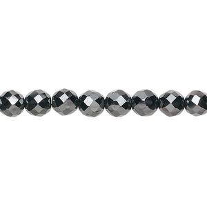 Hemalyke™ 1pkg1, faceted round bead 15.5-16 inch 6mm