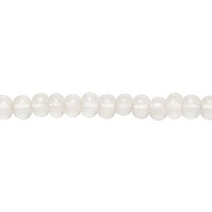 Ecru quartz 1pkg1, hand-cut rondelle bead natural 14 inch 5x3mm-6x4mm