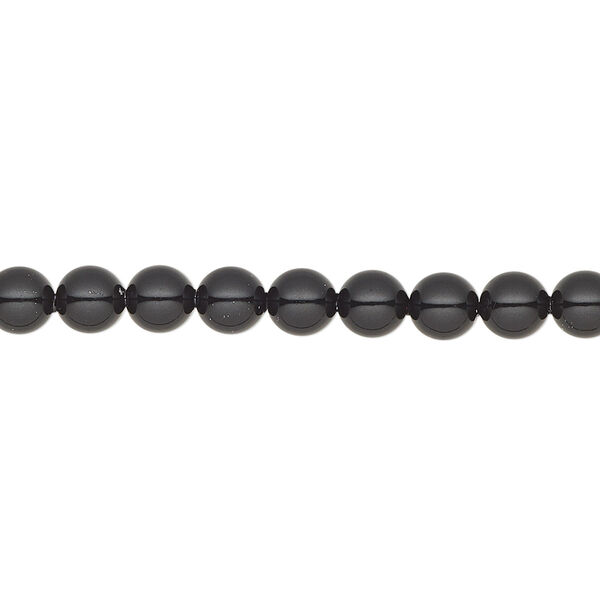 Pearl 100pk mystic black, Crystal Passions® 5mm gemcolors round 5810 image number 0