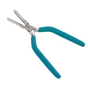 Pliers, Wubbers® Designer Mandrel, pkg/1, medium half-round mandrel, steel and rubber, 7 inches.